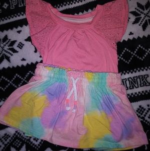 Blouse and skort set